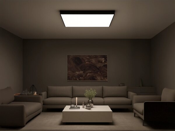 Plafoniera LED/480W/230V 3000/4000/6500K 120x120 cm nera