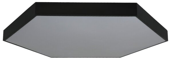 Plafoniera da soffitto LED/240W/230V 3000/4000/6500K diam. 120 cm nera