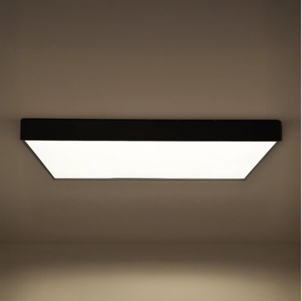 Plafoniera LED/340W/230V 3000/4000/6500K 100x100 cm nero