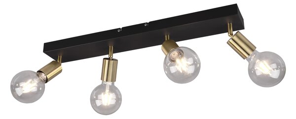 Spot da Interno in Metallo Ottone Satinato