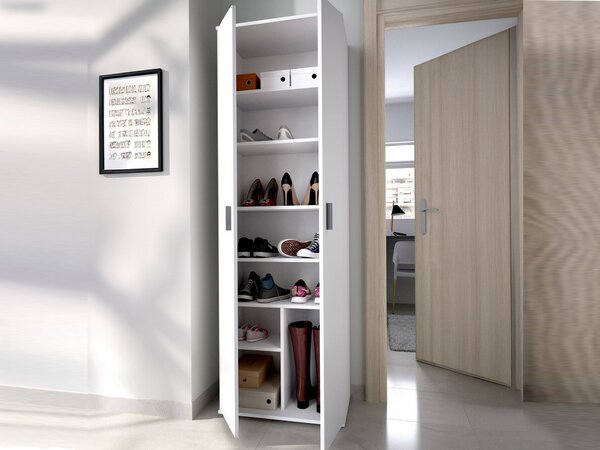 Armadio bianco ante battenti 61x190h cm - Apro