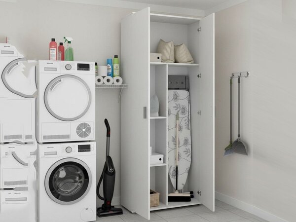 Armadio bianco cucina 78x190h cm - Arna
