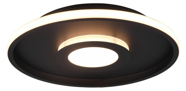 Plafoniera da Interno a led in Metallo Nero Opaco