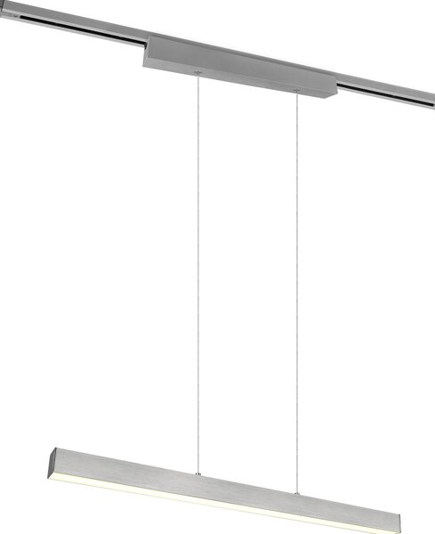 Lampada a Sospensione da Interno a led in Metallo Nickel Opaco