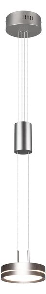 Lampada a Sospensione da Interno a led in Alluminio Nickel Opaco
