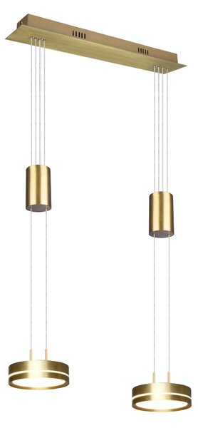 Faretto da Interno a led in Alluminio Ottone Satinato