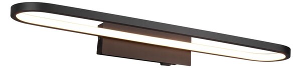 Applique da Interno a led in Metallo Nero Opaco