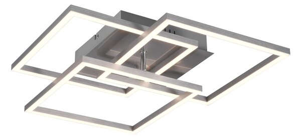 Plafoniera da Interno a LED in Metallo Nickel Opaco