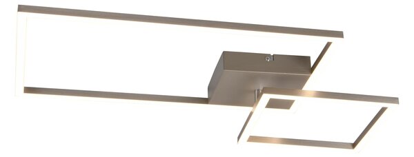 Plafoniera da Interno a LED in Metallo Nickel Opaco