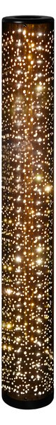 Piantana da Interno a LED in Tessuto Nero