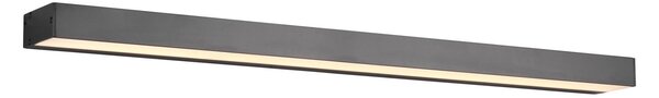 Applique da Interno a LED in Alluminio Nero Opaco