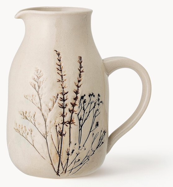 Brocca fatta a mano con motivo erba Bea, 1.5 L