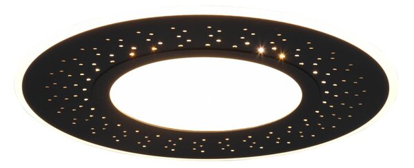 Plafoniera da Interno a LED in Metallo Nero Opaco