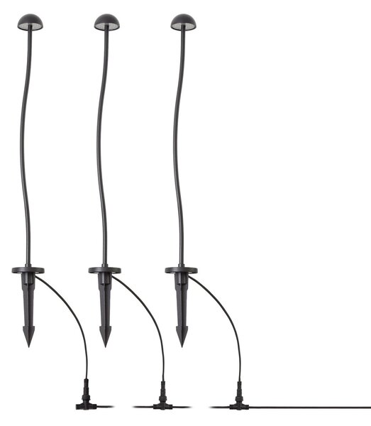 Lampade da esterno Lindby, Soremi, Nero, Alluminio, Moderno