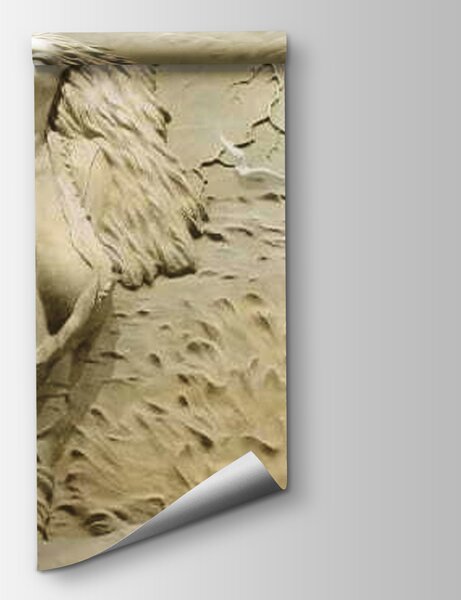 Carta da parati Scultura di donna, Carta da parati 3d, Carta da parati popolare, u08057 - Tapeko.it