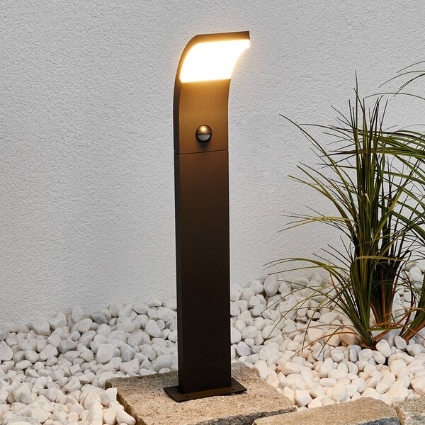 Lucande Lampioncino LED Timm, sensore di movimento, 60 cm