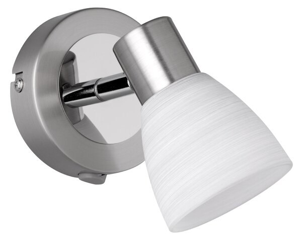 Faretto da Interno a LED in Metallo Nickel Opaco
