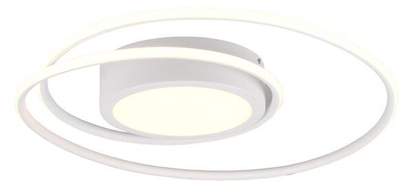 Plafoniera da Interno a LED in Metallo Bianco Opaco