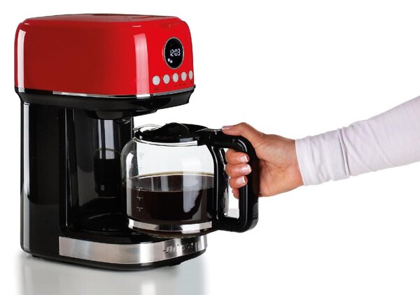 Ariete Macchina Caff Americano Caff Macinato in Polvere 15 Tazze Capacit 1,5 Litri colore Rosso - 00M139600AR0 Moderna
