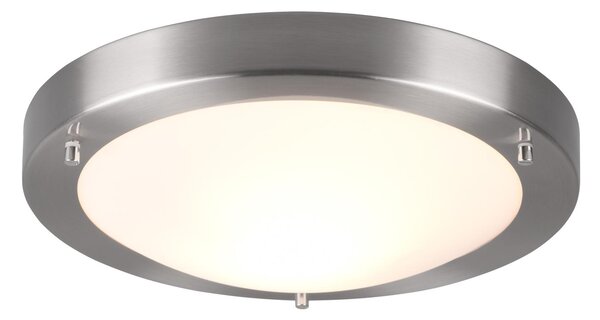 Plafoniera da Interno E27 in Metallo Nickel Opaco