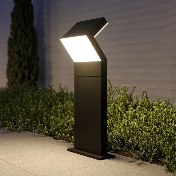 Arcchio lampioncino LED Havin, antracite, metallo, 60 cm Havin, Nero, Alluminio, Moderno, Lampada LED da esterni