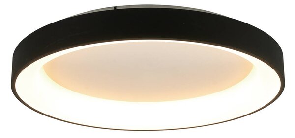 Mantra Iluminación Plafoniera a LED Niseko II, dimmerabile, Nero, Soggiorno / Sala da pranzo, Alluminio, Moderno, Plafoniera LED