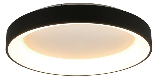 Mantra Iluminación Plafoniera a LED Niseko II, dimmerabile, Nero, Soggiorno / Sala da pranzo, Alluminio, Moderno, Plafoniera LED