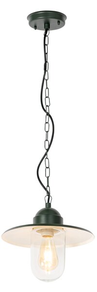 Lampada a sospensione da esterno moderna verde scuro IP44 - Kansas