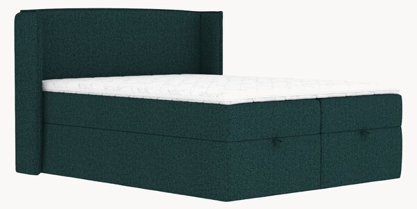 Letto boxspring fatto a mano con contenitore Passion, H4