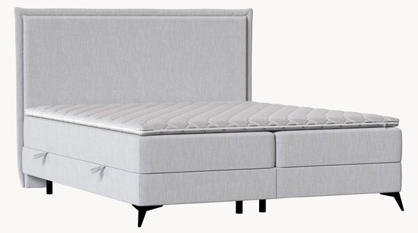 Letto boxspring fatto a mano con contenitore Musk, H2