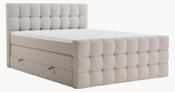 Letto boxspring fatto a mano con contenitore Serene, H4