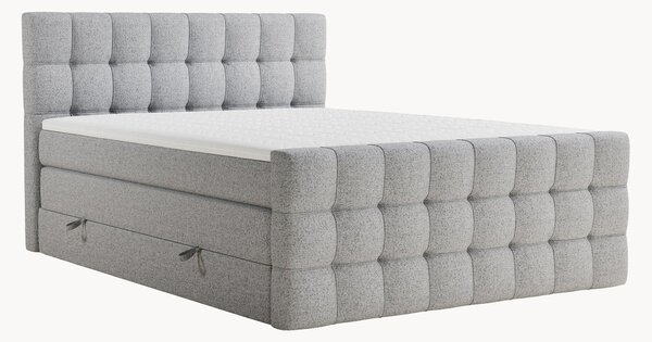 Letto boxspring fatto a mano con contenitore Serene, H4
