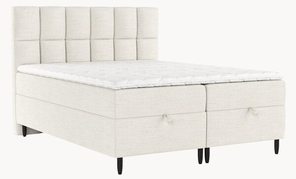 Letto boxspring fatto a mano con contenitore Attik, H3