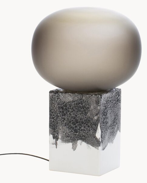 Lampada da tavolo a LED in vetro soffiato Magma One