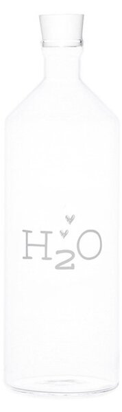 Bottiglia in vetro borosilicato H2O con tappo 1400 ml - Simple Day