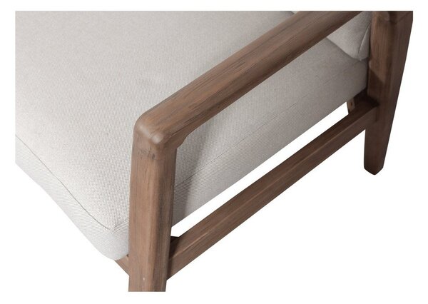 Divano da giardino marrone imbottito (a L) Biam – WOOOD