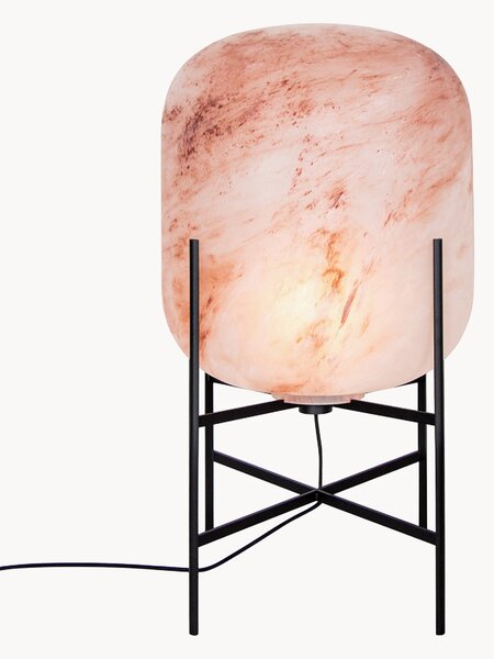 Lampada da terra piccola in vetro soffiato Oda