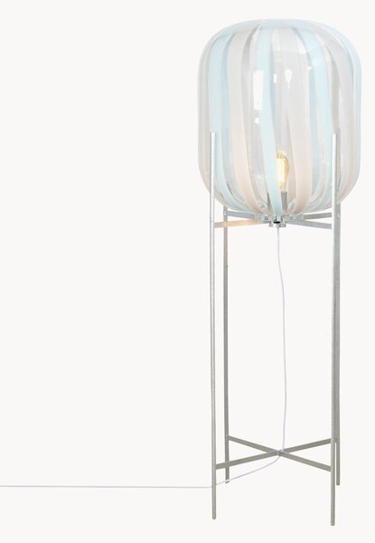 Lampada da terra grande in vetro soffiato Oda