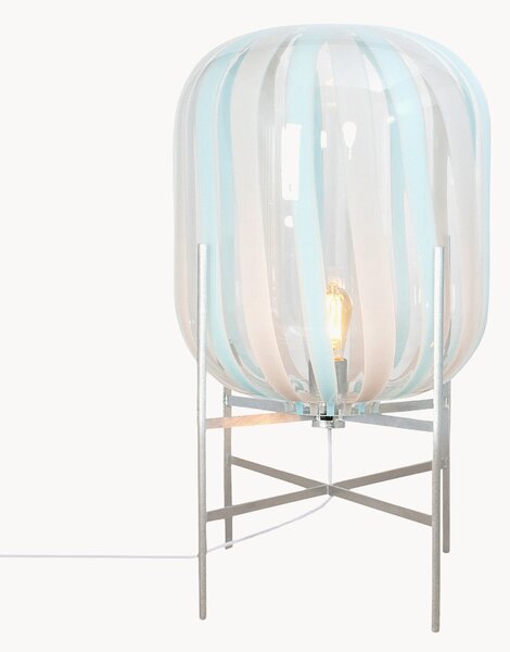 Lampada da terra piccola in vetro soffiato Oda
