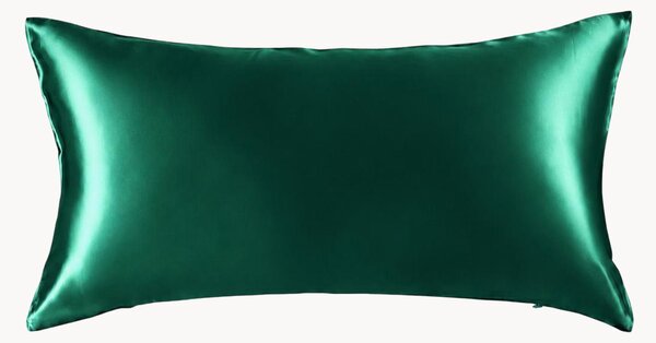 Federa in raso di seta Emerald Green