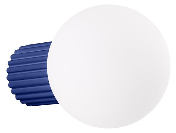 Applique da parete SOLLUX LIGHTING, ORBI, dimmerabile, Blu, Bagno, Alluminio