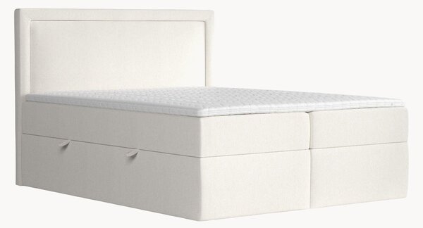 Letto boxspring fatto a mano con contenitore Maya, H3