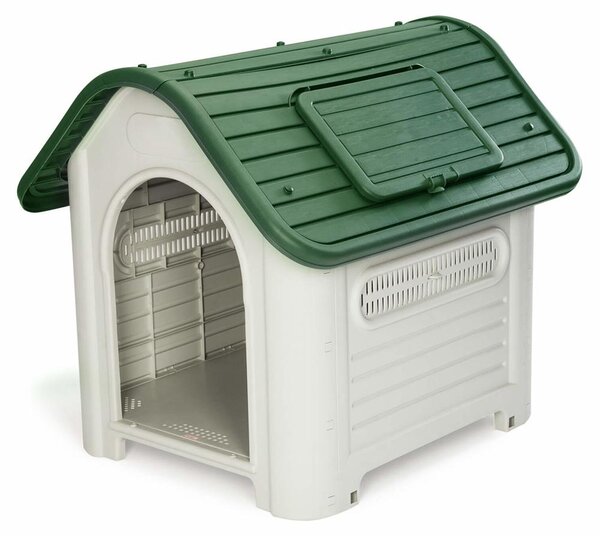 Orby - Cuccia per animali domestici in resina. Cuccia da esterno per cani e gatti di taglia media. 72x87 cm. Italy