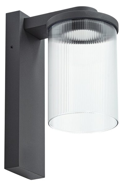 Lampade da esterno Lucande, Beelia, Nero, Terrazza, Alluminio, Moderno