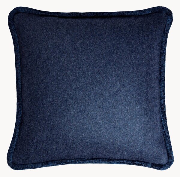 Cuscino decorativo in lana fatto a mano Happy
