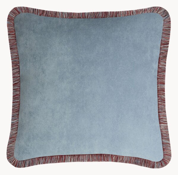 Cuscino decorativo in velluto fatto a mano Happy
