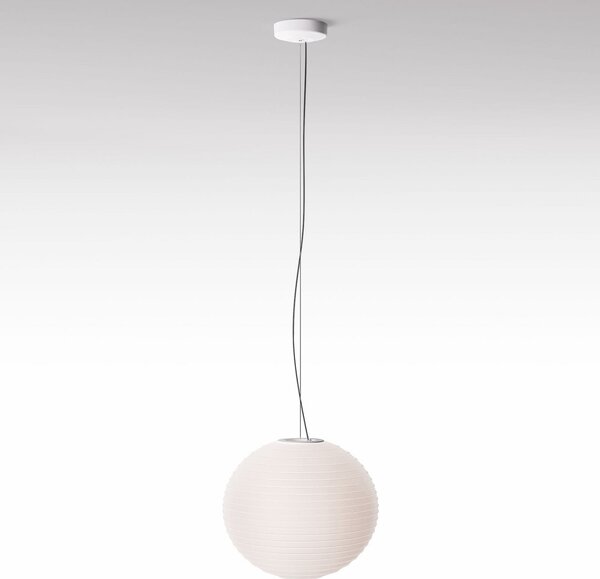 Lampada a sospensione Rotaliana, Flow Glass, dimmerabile, Bianco, Soggiorno, Vetro, Design