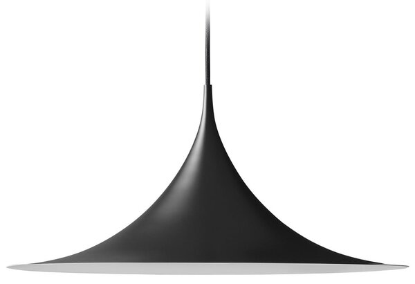 Lampada a sospensione GUBI, Semi, dimmerabile, Nero, Soggiorno, Metallo, Design