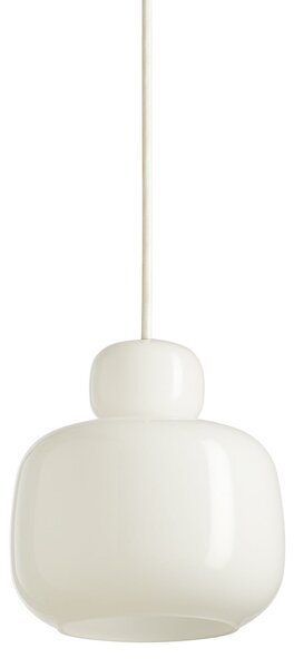 Lampada a sospensione Woud, Stone, dimmerabile, Bianco, Cucina, Vetro, Design
