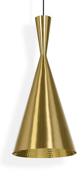 Lampada a sospensione Tom Dixon, Beat, dimmerabile, Dorato / Ottone, Soggiorno, Ottone, Design